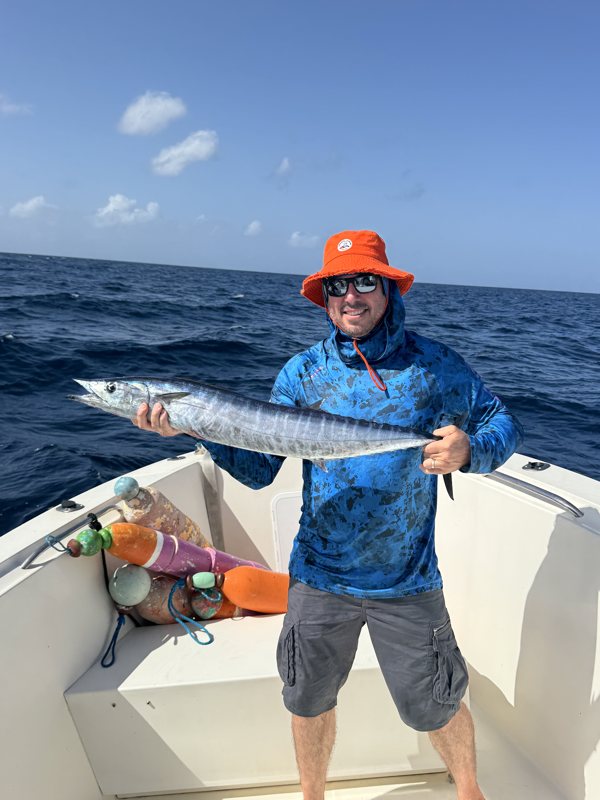 Wahoo pêché à la traîne au large de la Martinique