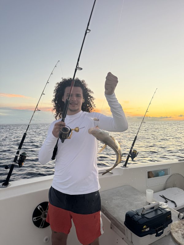Sortie de pêche au coucher du soleil en Martinique