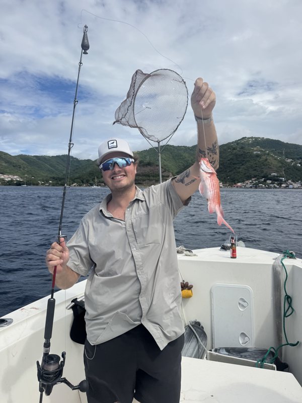 Pêche conviviale en mer en Martinique