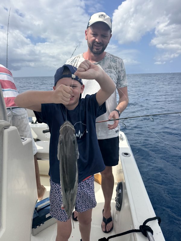 Sortie de pêche en famille en Martinique