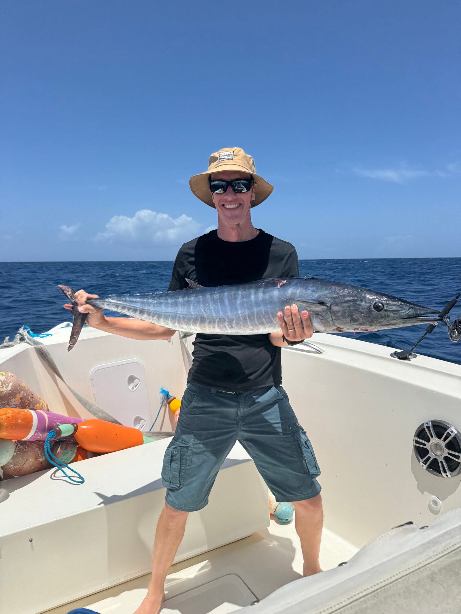 Pêche au gros en Martinique : belle prise pélagique à bord de Carib Évasion