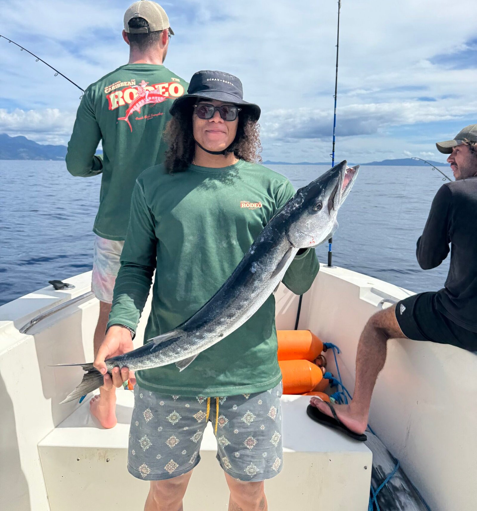 Thazard (wahoo) pêché en sortie sportive en Martinique