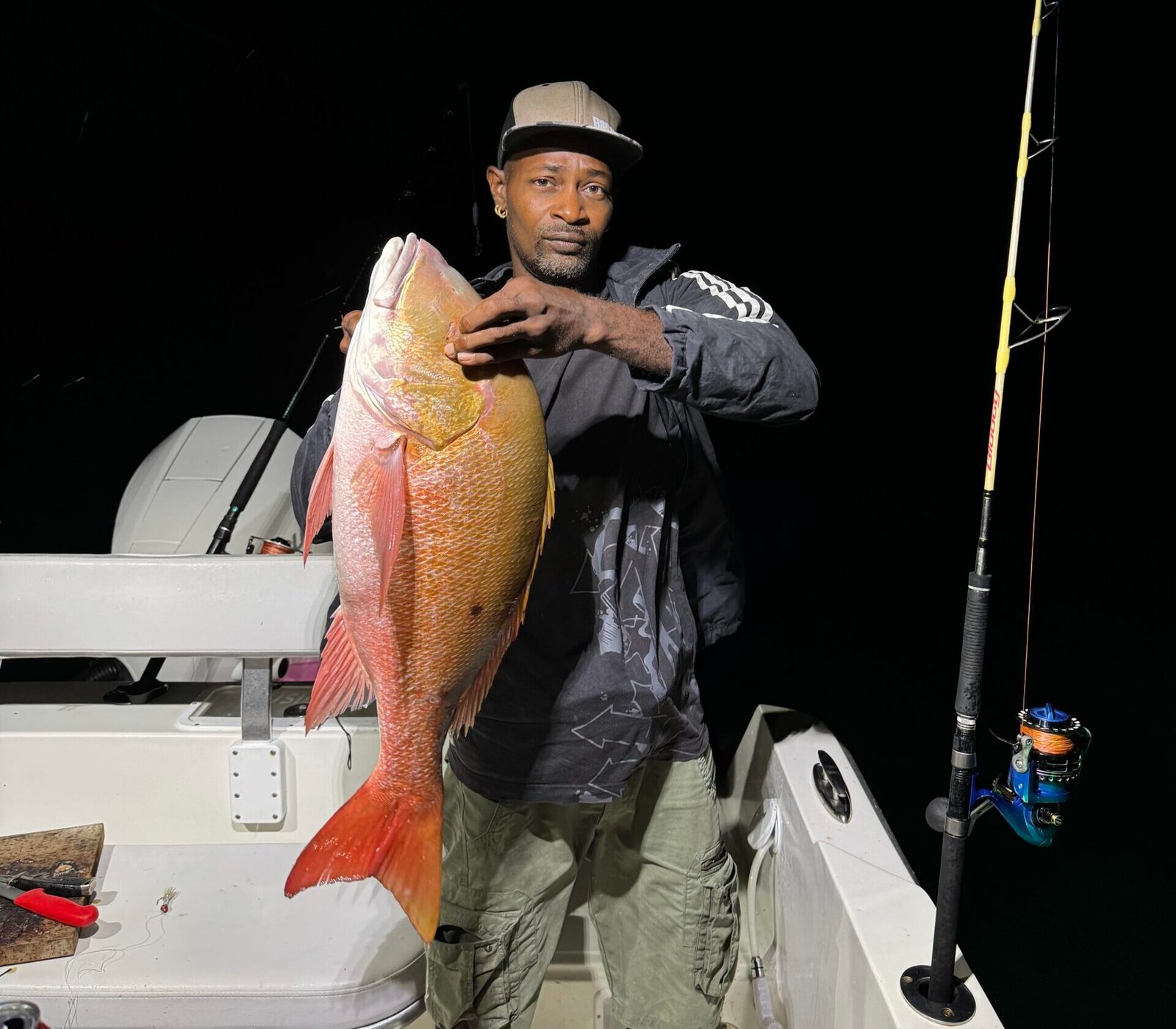 Vivaneau pêché lors d'une sortie en Martinique